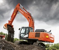 Аренда Экскаватора на гусеничном ходу Doosan 225, Hitachi 200 ковш 1м3